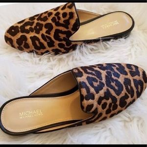 Michael Kors Cheetah Print Mules.